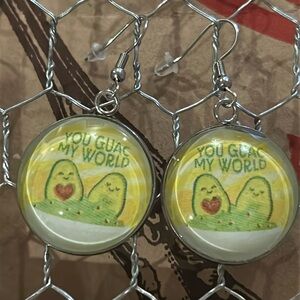 Trader Joe’s earrings 25mm you guac my world